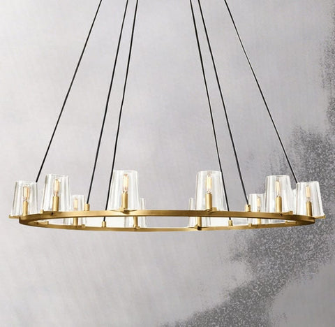 Paulay Round Chandelier 48" by Franing - Chandelier,SHOP ALL,glass chandelier