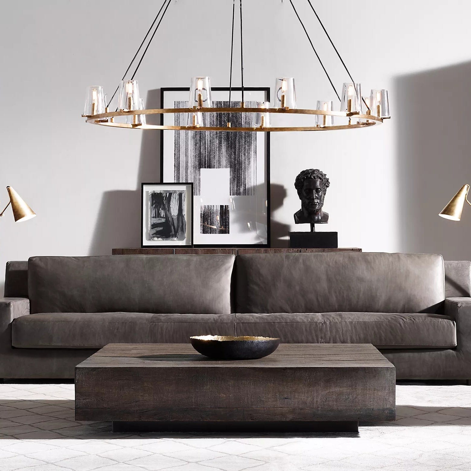 Paulay Round Chandelier 60" by Franing - Chandelier,SHOP ALL,glass chandelier