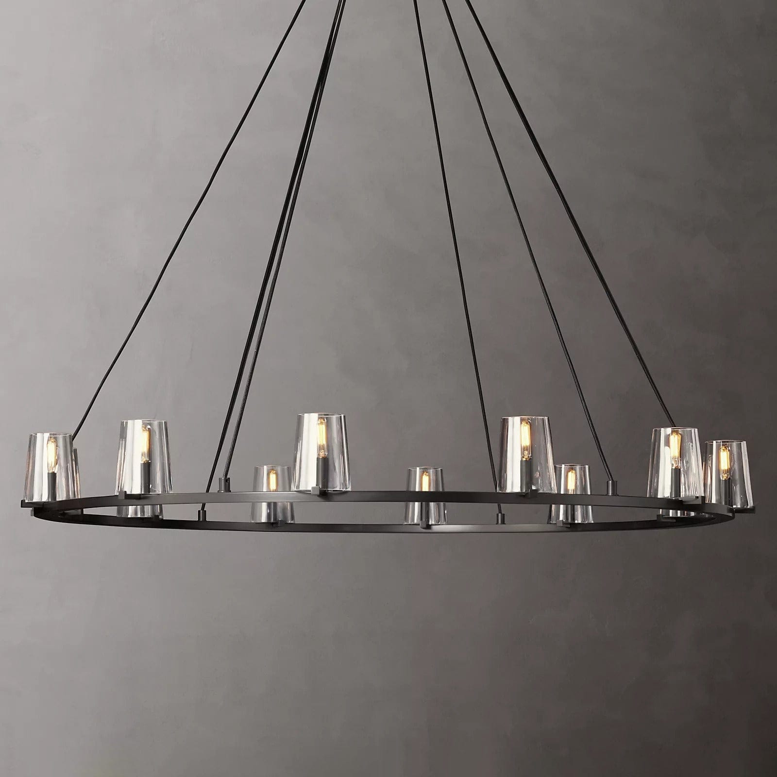 Paulay Round Chandelier 60" by Franing - Chandelier,SHOP ALL,glass chandelier