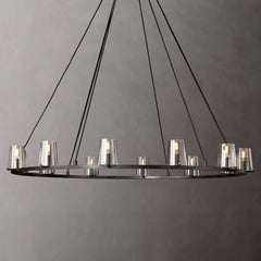 Paulay Round Chandelier 60" by Franing - Chandelier,SHOP ALL,glass chandelier