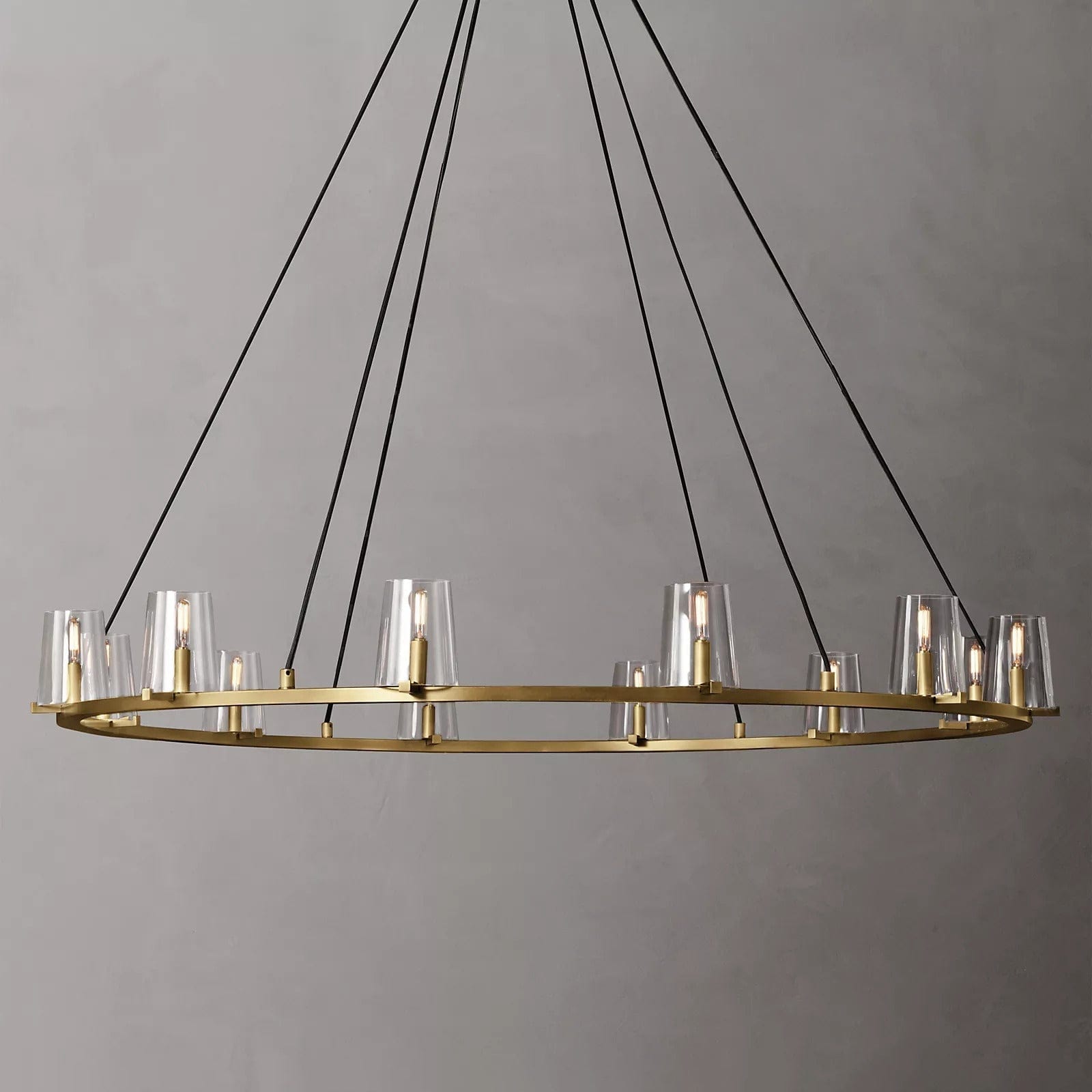 Paulay Round Chandelier 60" by Franing - Chandelier,SHOP ALL,glass chandelier