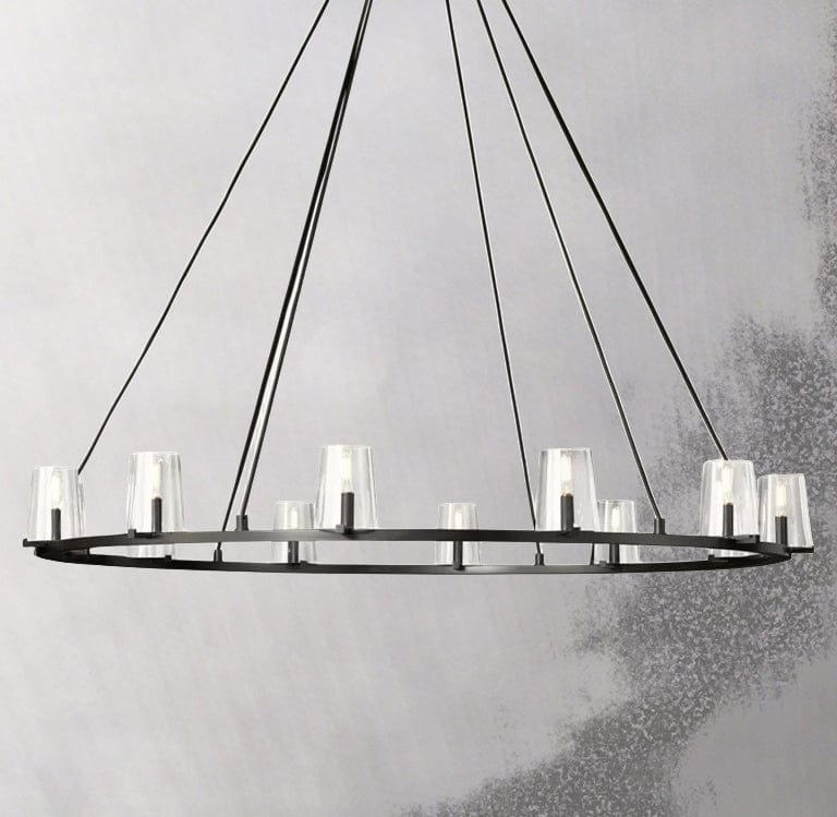 Paulay Round Chandelier 60" by Franing - Chandelier,SHOP ALL,glass chandelier