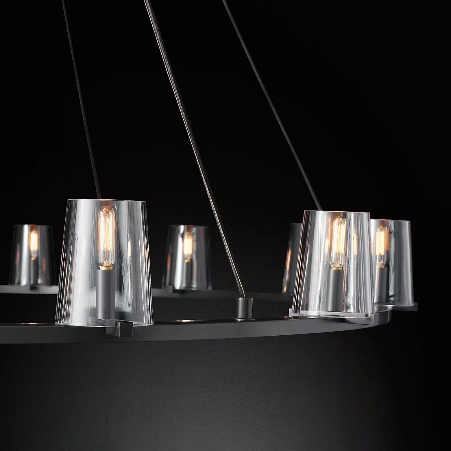 Paulay Round Chandelier 60" by Franing - Chandelier,SHOP ALL,glass chandelier