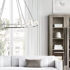 Paulay Round Chandelier 60" by Franing - Chandelier,SHOP ALL,glass chandelier