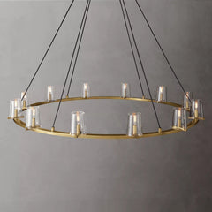 Paulay Round Chandelier 60" by Franing - Chandelier,SHOP ALL,glass chandelier