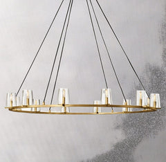 Paulay Round Chandelier 60" by Franing - Chandelier,SHOP ALL,glass chandelier