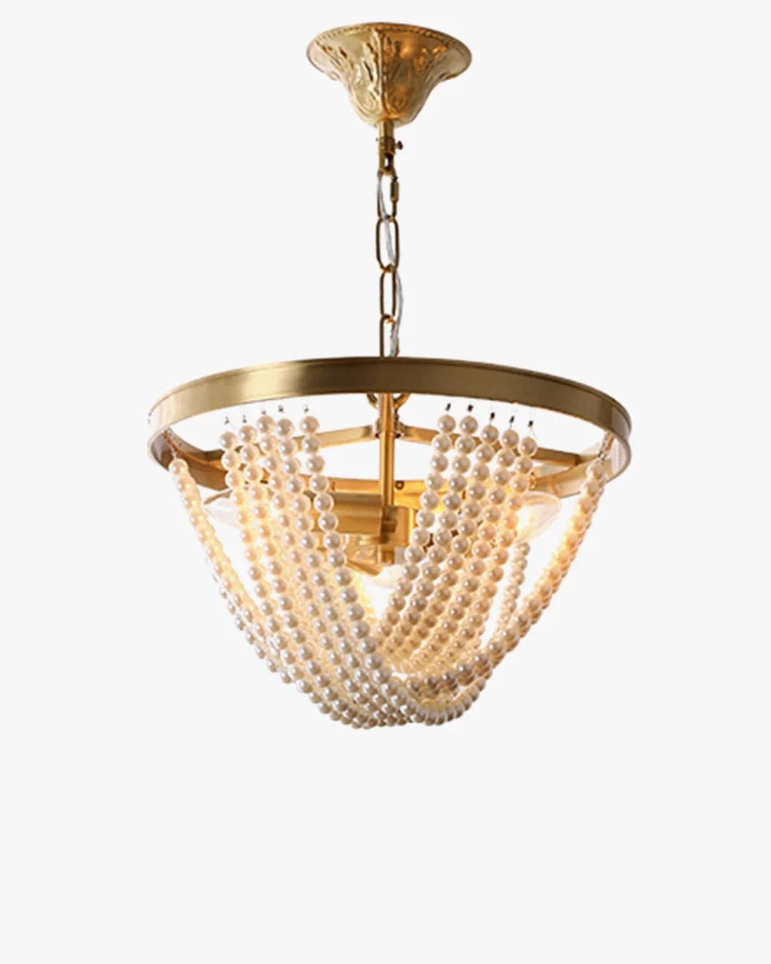 Pearl Beaded Chandelier by Franing - SHOP ALL,Bohemian，Chandelier