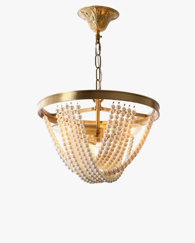 Pearl Beaded Chandelier by Franing - SHOP ALL,Bohemian，Chandelier