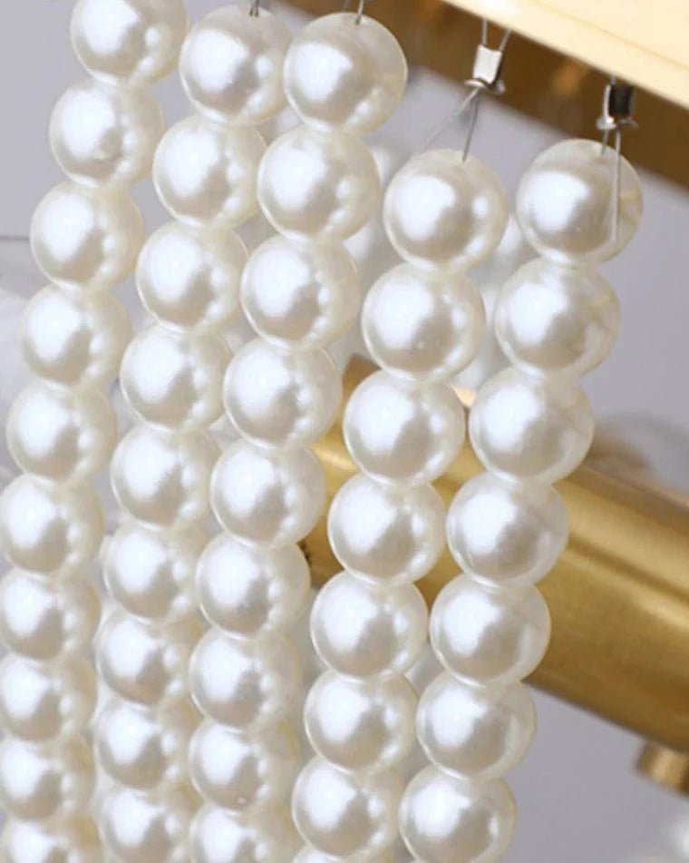 Pearl Beaded Chandelier by Franing - SHOP ALL,Bohemian，Chandelier
