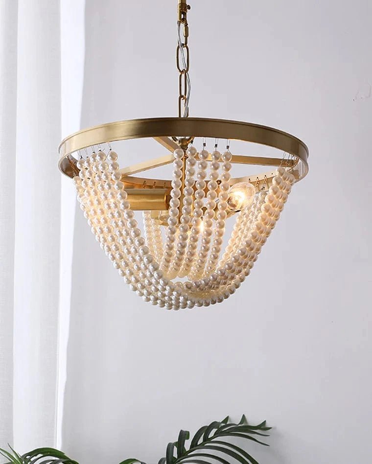 Pearl Beaded Chandelier by Franing - SHOP ALL,Bohemian，Chandelier