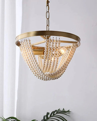 Pearl Beaded Chandelier by Franing - SHOP ALL,Bohemian，Chandelier