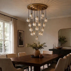 Pearl Crystal Glass Ball Chandelier by Franing - Chandelier,SHOP ALL,crystal chandelier,Ceiling