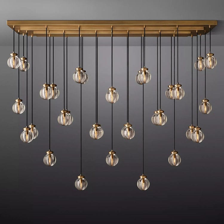 Pearl Linear Chandelier 36" 54" 72" by Franing - Chandelier,SHOP ALL,crystal chandelier,Ceiling