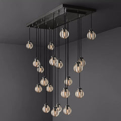 Pearl Linear Chandelier 36" 54" 72" by Franing - Chandelier,SHOP ALL,crystal chandelier,Ceiling