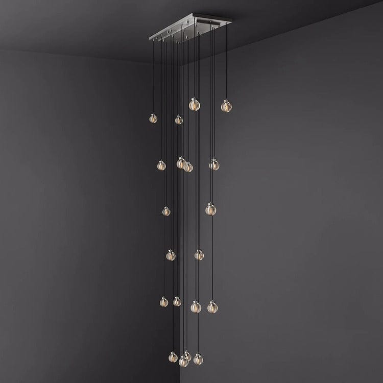 Pearl Linear Chandelier 36" 54" 72" by Franing - Chandelier,SHOP ALL,crystal chandelier,Ceiling