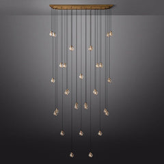 Pearl Linear Chandelier 36" 54" 72" by Franing - Chandelier,SHOP ALL,crystal chandelier,Ceiling