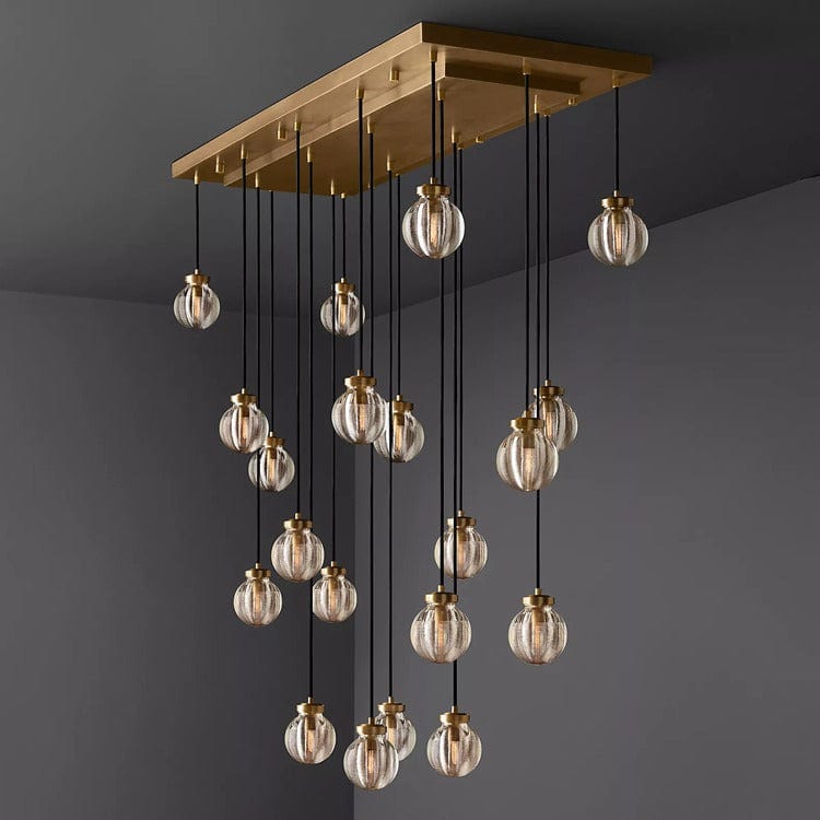 Pearl Linear Chandelier 36" 54" 72" by Franing - Chandelier,SHOP ALL,crystal chandelier,Ceiling