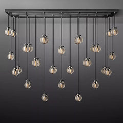 Pearl Linear Chandelier 36" 54" 72" by Franing - Chandelier,SHOP ALL,crystal chandelier,Ceiling