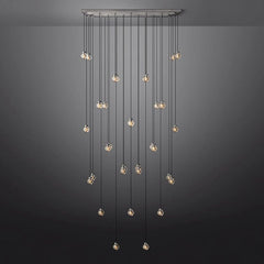 Pearl Linear Chandelier 36" 54" 72" by Franing - Chandelier,SHOP ALL,crystal chandelier,Ceiling