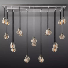Pearl Linear Chandelier 36" 54" 72" by Franing - Chandelier,SHOP ALL,crystal chandelier,Ceiling