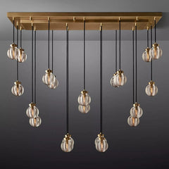 Pearl Linear Chandelier 36" 54" 72" by Franing - Chandelier,SHOP ALL,crystal chandelier,Ceiling