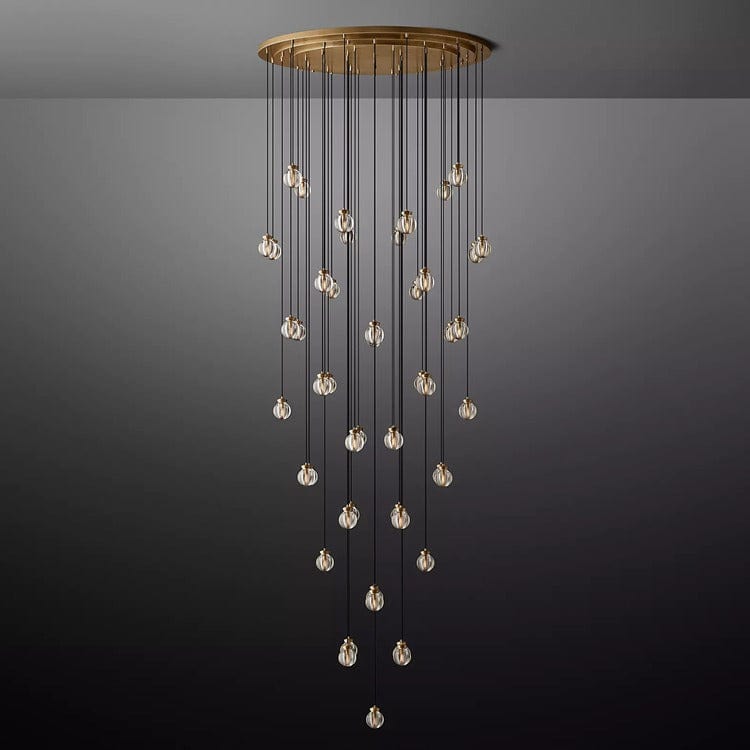 Pearl Round Chandelier by Franing - Chandelier,SHOP ALL,crystal chandelier,Ceiling