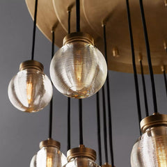 Pearl Round Chandelier by Franing - Chandelier,SHOP ALL,crystal chandelier,Ceiling