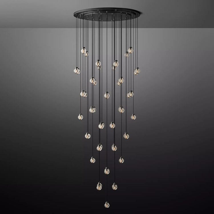 Pearl Round Chandelier by Franing - Chandelier,SHOP ALL,crystal chandelier,Ceiling