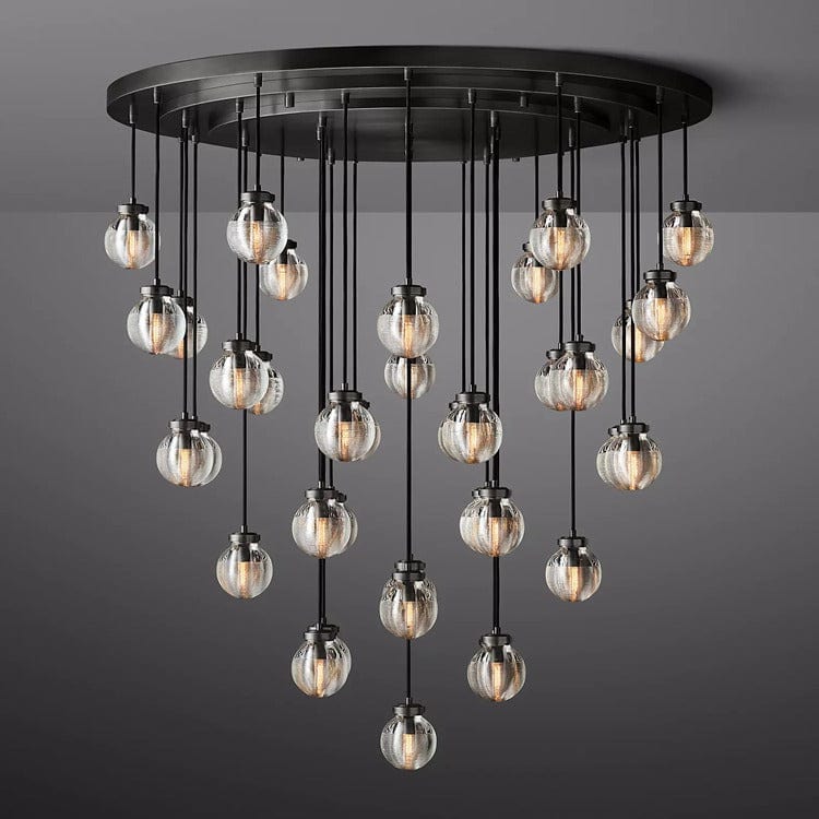 Pearl Round Chandelier by Franing - Chandelier,SHOP ALL,crystal chandelier,Ceiling