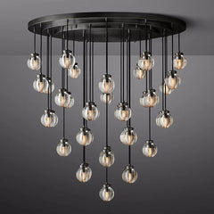 Pearl Round Chandelier by Franing - Chandelier,SHOP ALL,crystal chandelier,Ceiling