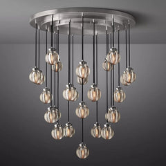 Pearl Round Chandelier by Franing - Chandelier,SHOP ALL,crystal chandelier,Ceiling