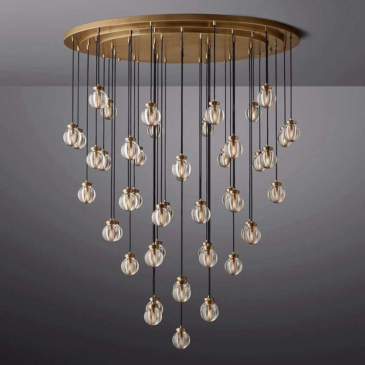 Pearl Round Chandelier by Franing - Chandelier,SHOP ALL,crystal chandelier,Ceiling