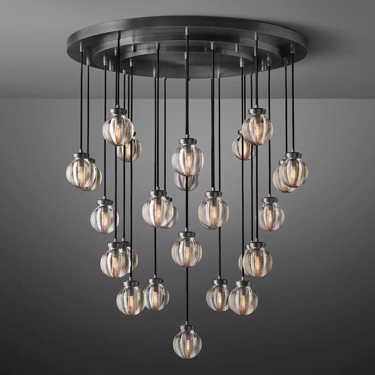 Pearl Round Chandelier by Franing - Chandelier,SHOP ALL,crystal chandelier,Ceiling