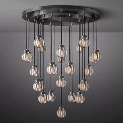 Pearl Round Chandelier by Franing - Chandelier,SHOP ALL,crystal chandelier,Ceiling