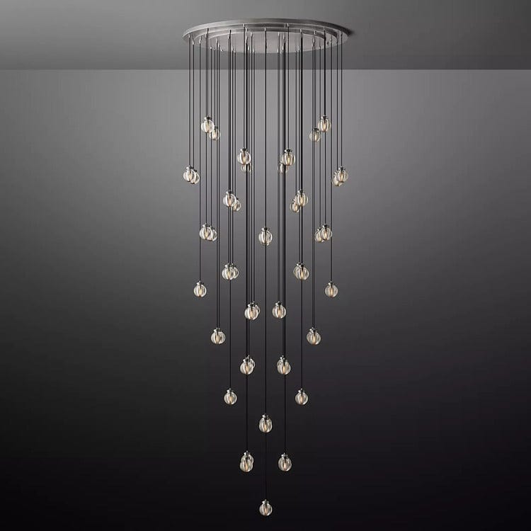 Pearl Round Chandelier by Franing - Chandelier,SHOP ALL,crystal chandelier,Ceiling