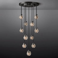 Pearl Round Chandelier by Franing - Chandelier,SHOP ALL,crystal chandelier,Ceiling