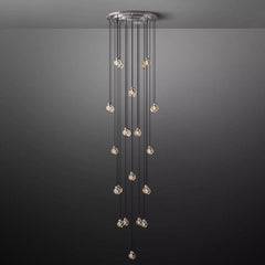 Pearl Round Chandelier by Franing - Chandelier,SHOP ALL,crystal chandelier,Ceiling