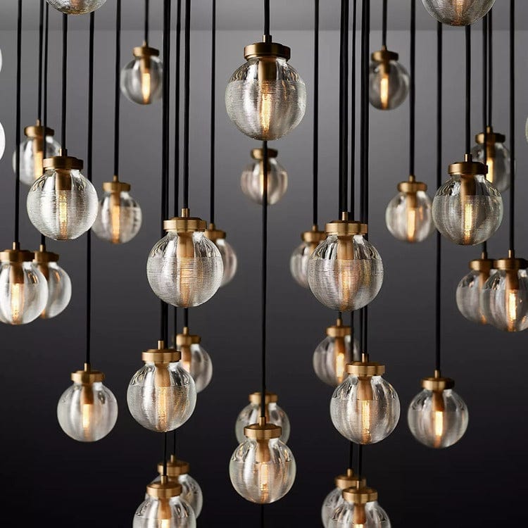 Pearl Round Chandelier by Franing - Chandelier,SHOP ALL,crystal chandelier,Ceiling