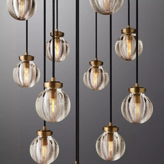 Pearl Round Chandelier by Franing - Chandelier,SHOP ALL,crystal chandelier,Ceiling