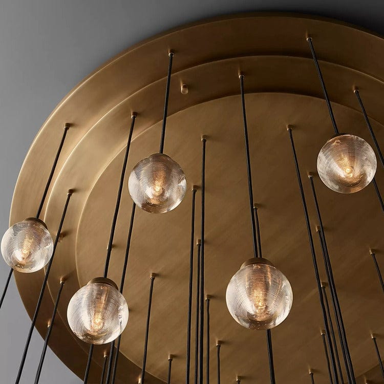 Pearl Round Chandelier by Franing - Chandelier,SHOP ALL,crystal chandelier,Ceiling