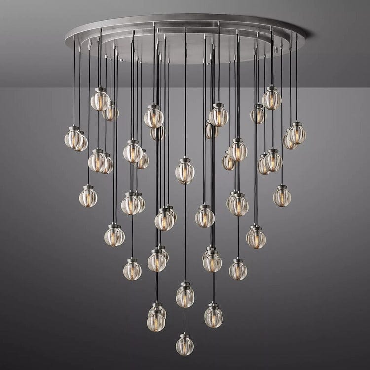 Pearl Round Chandelier by Franing - Chandelier,SHOP ALL,crystal chandelier,Ceiling