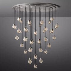 Pearl Round Chandelier by Franing - Chandelier,SHOP ALL,crystal chandelier,Ceiling