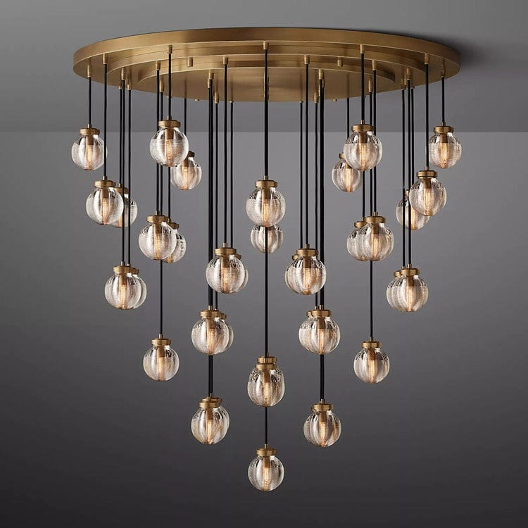 Pearl Round Chandelier by Franing - Chandelier,SHOP ALL,crystal chandelier,Ceiling