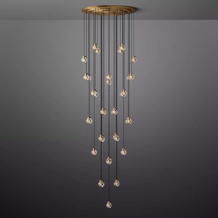 Pearl Round Chandelier by Franing - Chandelier,SHOP ALL,crystal chandelier,Ceiling