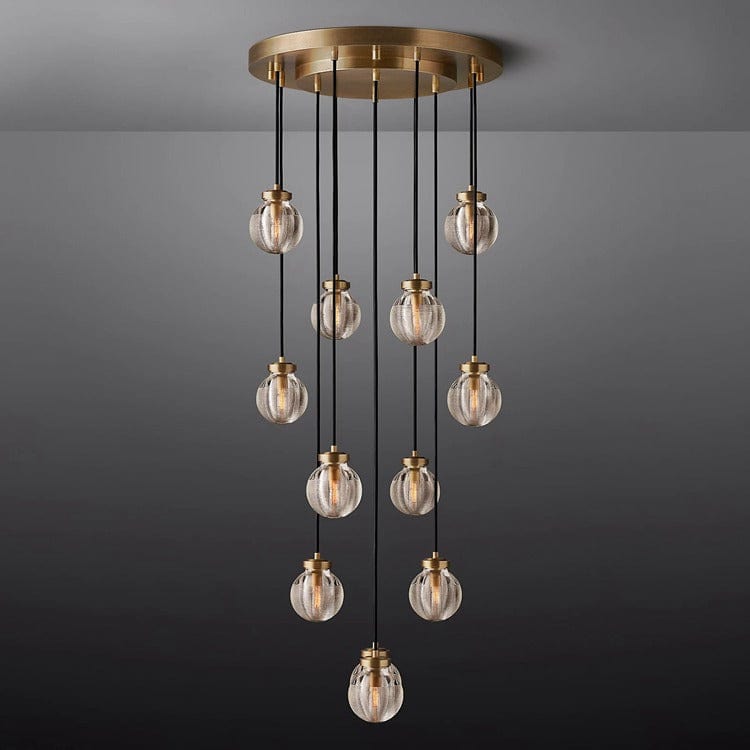 Pearl Round Chandelier by Franing - Chandelier,SHOP ALL,crystal chandelier,Ceiling
