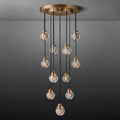 Pearl Round Chandelier by Franing - Chandelier,SHOP ALL,crystal chandelier,Ceiling