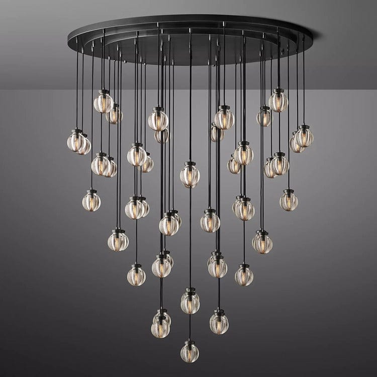 Pearl Round Chandelier by Franing - Chandelier,SHOP ALL,crystal chandelier,Ceiling