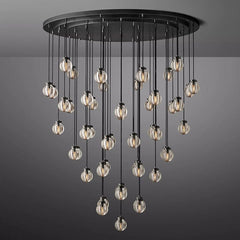 Pearl Round Chandelier by Franing - Chandelier,SHOP ALL,crystal chandelier,Ceiling