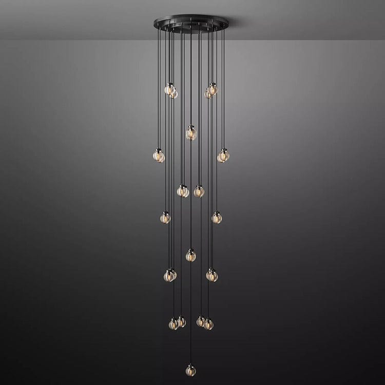 Pearl Round Chandelier by Franing - Chandelier,SHOP ALL,crystal chandelier,Ceiling