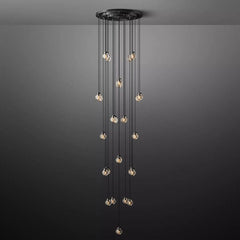 Pearl Round Chandelier by Franing - Chandelier,SHOP ALL,crystal chandelier,Ceiling